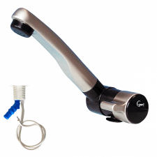 Kran ø22mm London AT svart/mattförnicklat