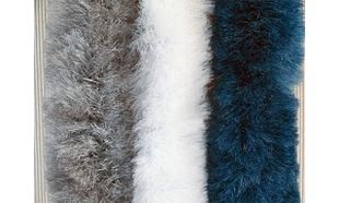 Dörrdraperi Arisol Blå/Vit/Grå