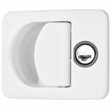 Lucklås Kubus 100x80mm Fiat, vit