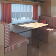 Glidskena till bord 950mm