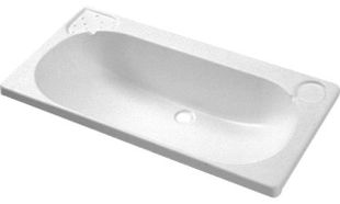 Tvättställ 640 x 345 mm Vit