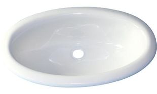 Ovalt Tvättfat Vit