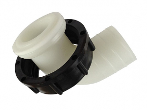 Tankanslutning 40mm, 90°