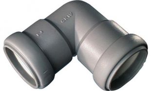 Vinkel 90° ø28mm, med tätning