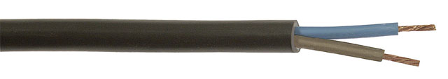 Elkabel 2-ledare, 2.5mm2, 10m