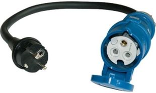 Anslutningskabel 0,35 m inkl kontroll-lampa