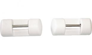 Fäste cykelställ Hymer övre Vit 2-pack