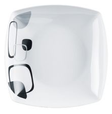 Djuptallrik 23x23cm, Enigma, Brunner