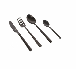 Bestickset 16 delar svart Fairbanks Industri Brunner