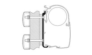 Adapter Dethleffs Globebus 4,0 - 6,0 m