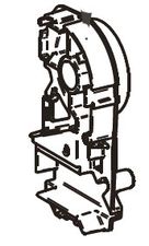 RH MAIN HOUS.END PL. ASSY 8000 höger Nr 7