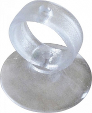 Genomskinlig sugkopp 37 mm med sugring 10-pack