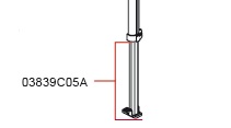 R.H.INNER LEG ROD 280-440 cm