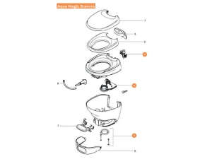 Vattenmodul för toalett Aqua Magic Bravura