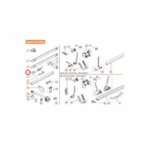 Ändbeslag på undre monterings profil Sport & Elite