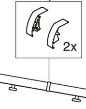 COVER CLAMP PROFILE 2L+2R