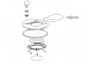 Thetford skjutlock C400 Tank reservdel