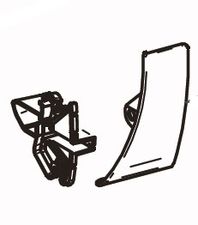 LH+RH ENDCAP LEADRAIL 5003 vit Nr 9