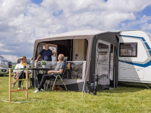 Lufttält PURE 260-390cm D250cm H235-280cm TELTA