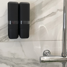 Tvålbehållare dubbel svart TINTIN