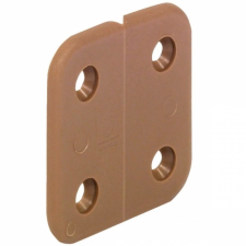 Gångjärn 40x40mm brun plast