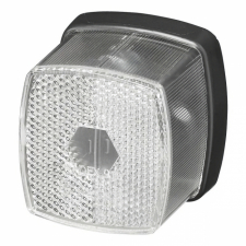 Positionslykta vit 66x62mm med reflex (framåt)