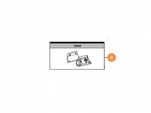 Fäste mot vägg Thule 1200