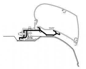 Markisadapter Fiat Ducato 2007->