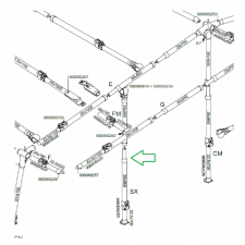 Stödben ø26mm Isabella Carbon X