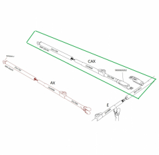 CAX-ÖVERLIGGARE 300cm