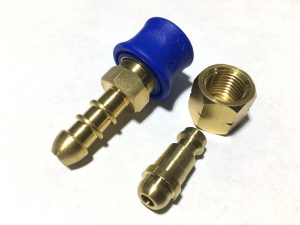 Snabbkoppling nippel ø8mm gasolslang Cadac