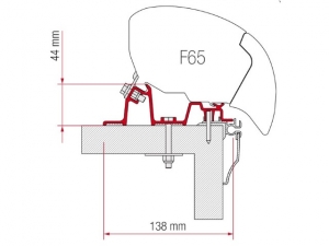 Markisadapter Fiamma/Hobby 2009- F65/F80
