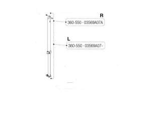 Stödben Vänster Caravanstore XL  360-550
