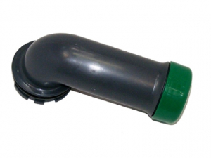 Tömningsrör kassettank