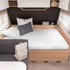 Madrasskydd sänkbar säng grå 130/160x185/210cm Walra