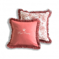 Kudde Nature Royal Camping, 45x45cm, Rosa