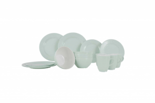 Servis 16 delar Royal Line pastell mint, Gimex