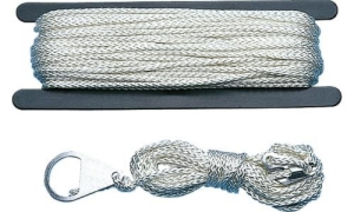 Tältlina 2,5mmx4m Vit i gruppen Markiser & Förtält / Förtält / Fristående tält, Soltak, tillbehör m.m. / Tältbeslag hos Camping 4U (9915070)