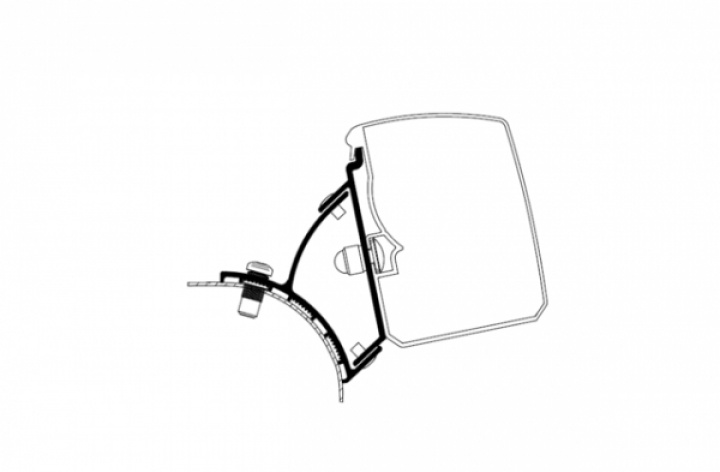 Adapter Thule T3200 VVW T5/T6 Minivan i gruppen Markiser & Förtält / Markiser / Markisadaptrar / Omnistor Adaptrar hos Camping 4U (9943469)