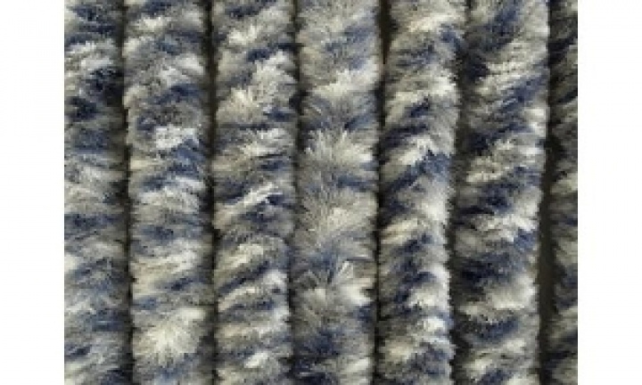 Dörrdraperi Arisol Superflausch Vit/Grå/Blå i gruppen Chassi / Dörrar / Dörrförhängen hos Camping 4U (9965115r)