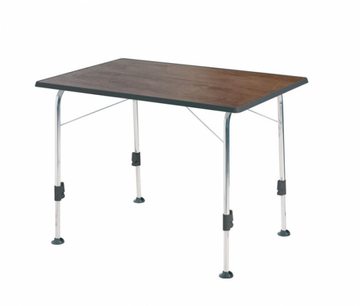Campingbord 115x70cm Stabilic mörk ek Dukdalf i gruppen Campingmöbler / Campingbord hos Camping 4U (01-1210-20)