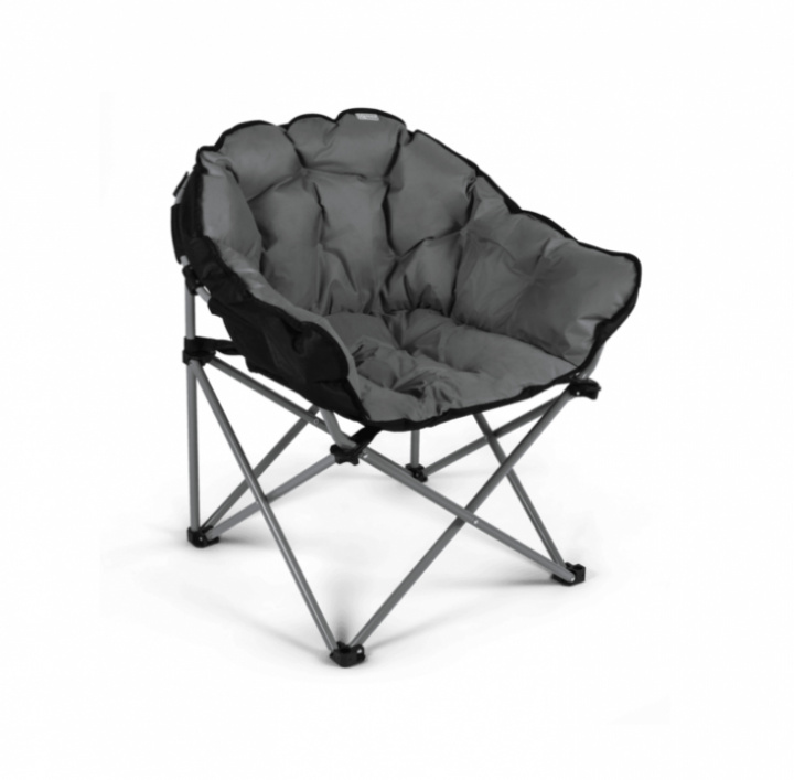 Campingstol Tube grå XL i gruppen Campingmöbler / Campingstolar / Hopfällbara hos Camping 4U (02-1810-13)