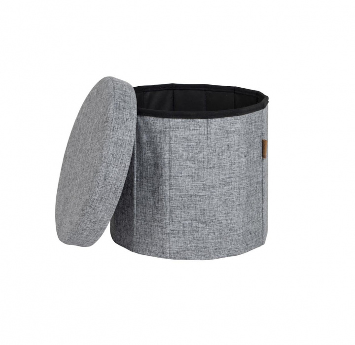 Ottoman rund hopfällbar Bromley i gruppen Campingmöbler / Förvaring hos Camping 4U (03-1701-1)