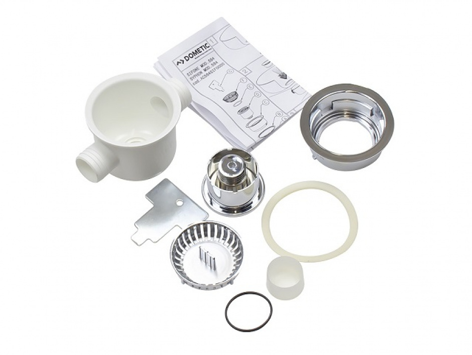 Sil till disko dubbel ansl. ø25mm Dometic Vattenlås VVS Vatten