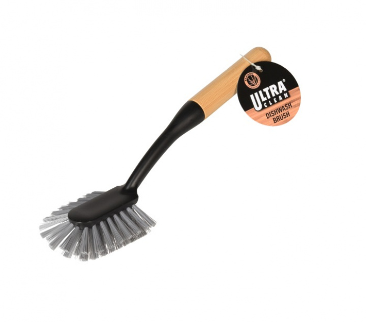 Diskborste, svart skaft i bambu i gruppen Hushåll / Disk, tvätt & städ hos Camping 4U (11-5031-12S)