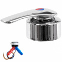 Blandare ø39mm krom Keramik Twist Ut