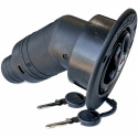 Vattenpåfyllning med låsbart Svart lock