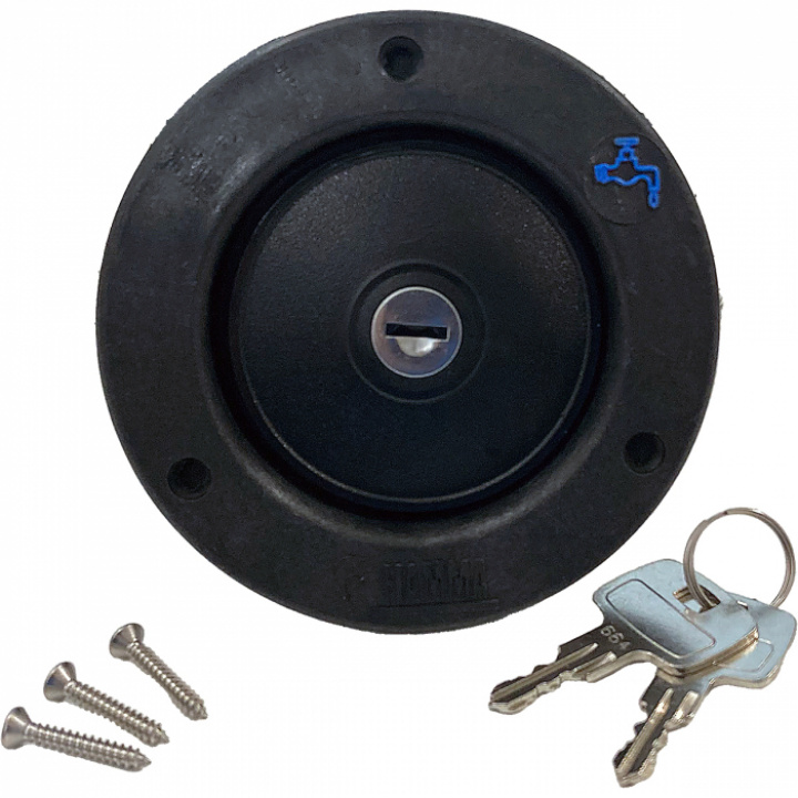 Vattenpåfyllning Fiamma Svart i gruppen Husbil & Husvagn / Vatten & VVS / Vattenpåfyllning hos Camping 4U (110851)