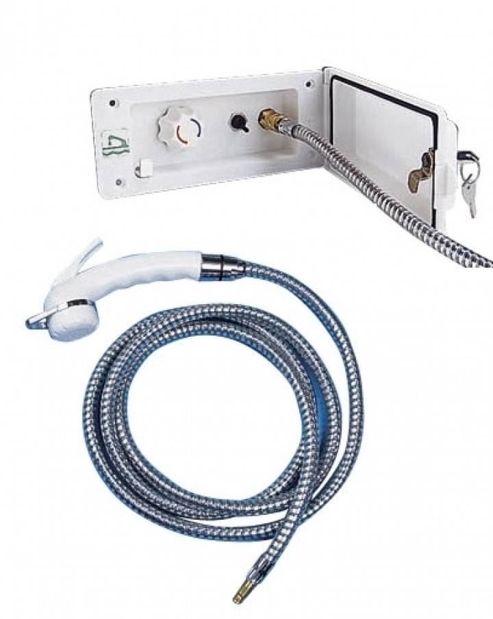 Duschuttag med blandare i gruppen Chassi / Serviceuttag hos Camping 4U (110877)