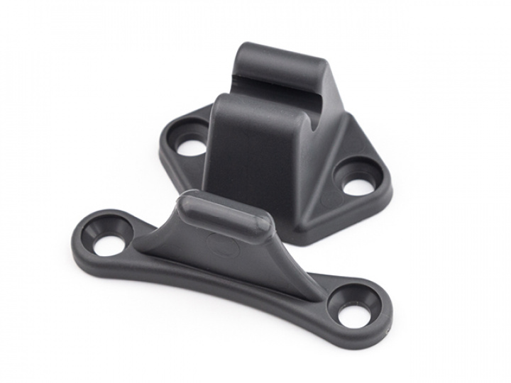 Dörrhållare plast Grå i gruppen Husbil & Husvagn / Inredning / Beslag & Krokar hos Camping 4U (111407)